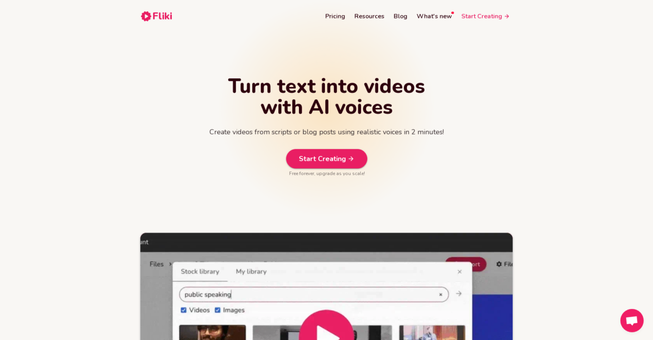 Fliki.ai - Video creation made 10x simpler & faster with AI