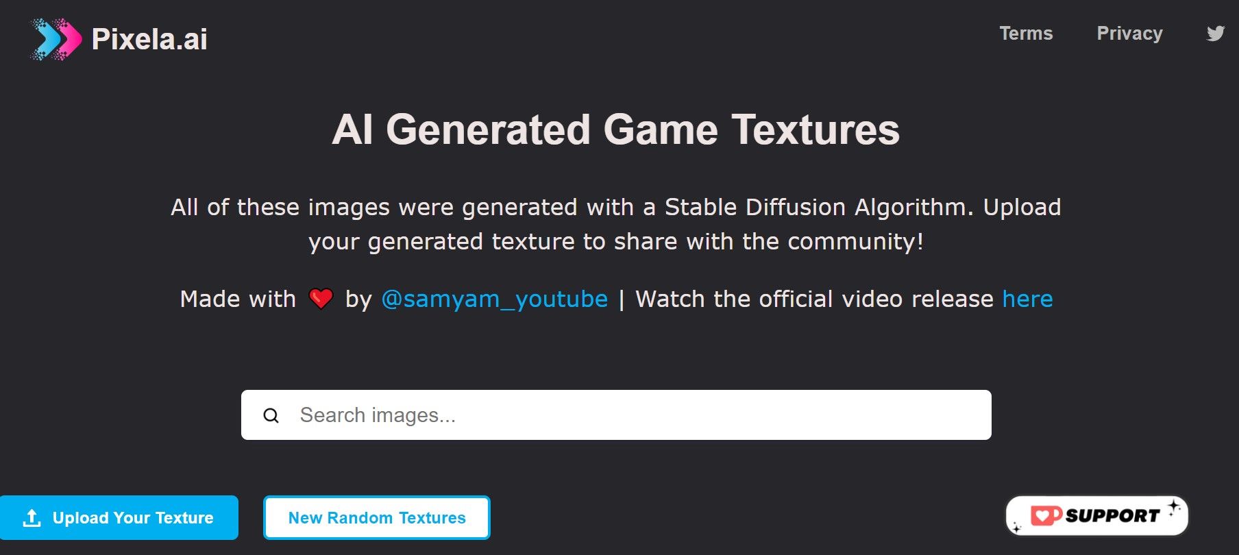 Pixela AI - AI-generated game textures