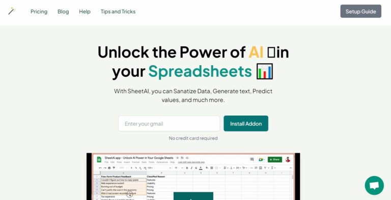 AI Spreadsheet Tools