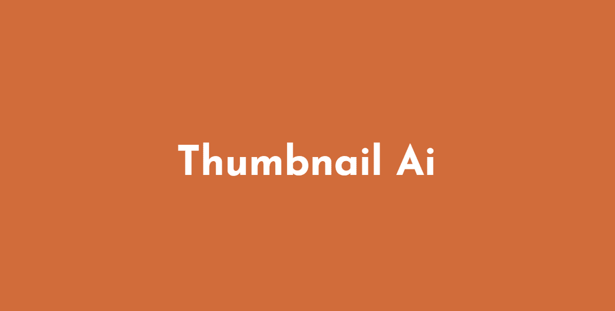ThumbnailAi - Will provide reviews of youtube thumbnails using AI