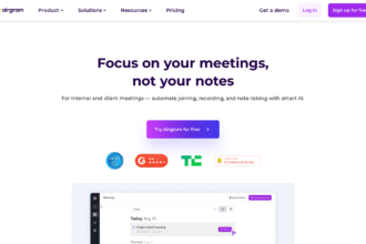 Airgram - Automate joining, recording, and note-taking with smart AI.