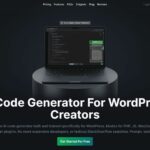CodeWP - CodeWP is an AI-powered WordPress code generator that empowers users to build websites faster and more efficiently.