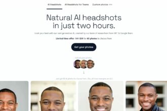 Dreamwave AI Headshot Generator - Creates natural-looking AI headshots offering unlimited scenes, hairstyles, outfits, and more
