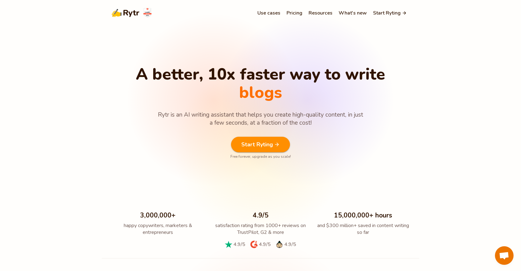 Rytr - AI writing assistant high-quality content.